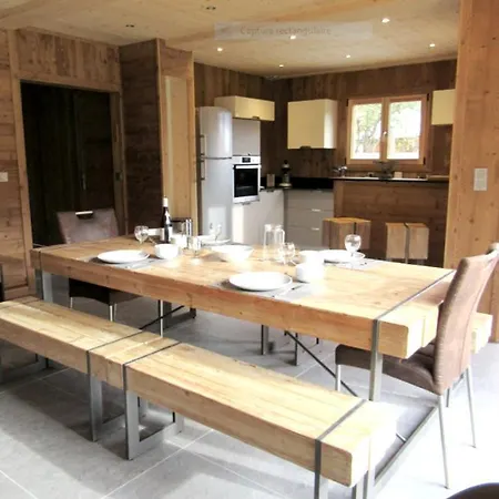Chalet De 4 Chambres Avec Jacuzzi Jardin Amenage Et Wifi A Le Biot 샬레